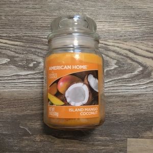 American Home by Yankee Candle Island Mango Coconut Candle NWOT